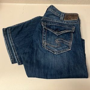 Mens Silver Jeans 32/30